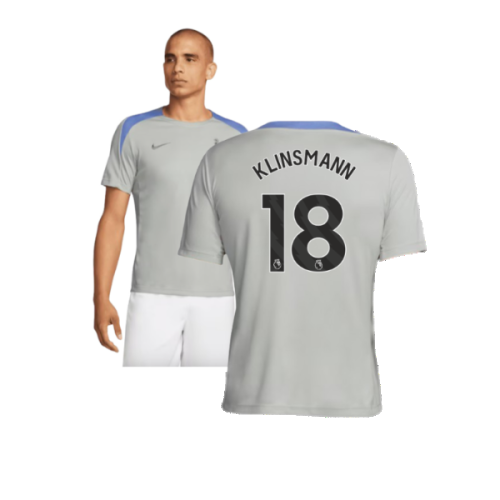 2024-2025 Tottenham Strike Training Jersey (Grey) (Klinsmann 18)