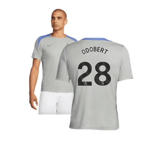 2024-2025 Tottenham Strike Training Jersey (Grey) (Odobert 28)