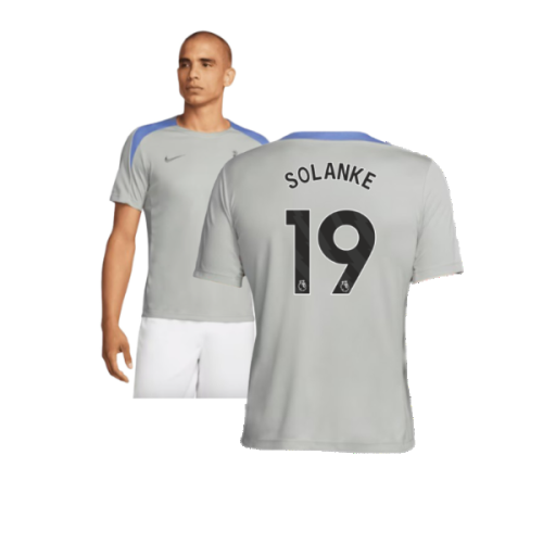 2024-2025 Tottenham Strike Training Jersey (Grey) (Solanke 19)