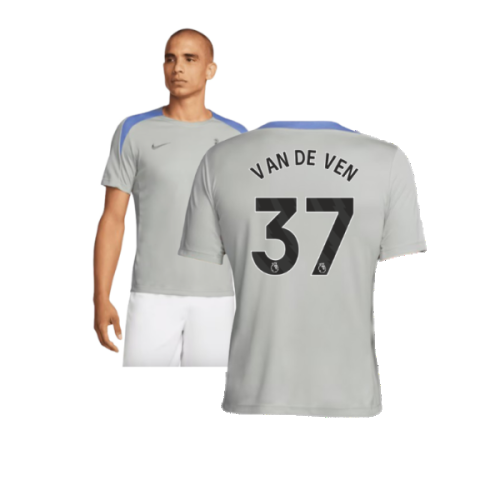 2024-2025 Tottenham Strike Training Jersey (Grey) (Van De Ven 37)