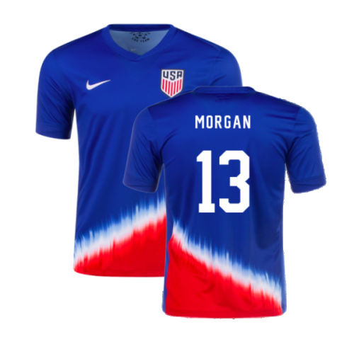 2024-2025 United States USA Away Shirt (Morgan 13)