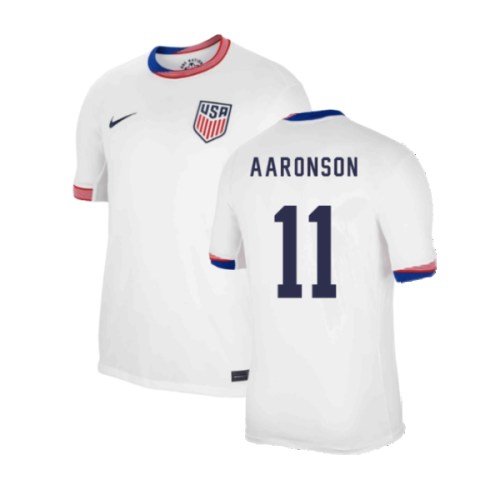 2024-2025 United States USA Home Shirt (AARONSON 11)