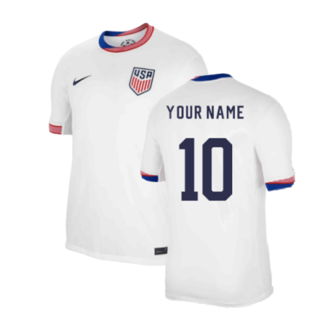 2024-2025 United States USA Home Shirt (Your Name)