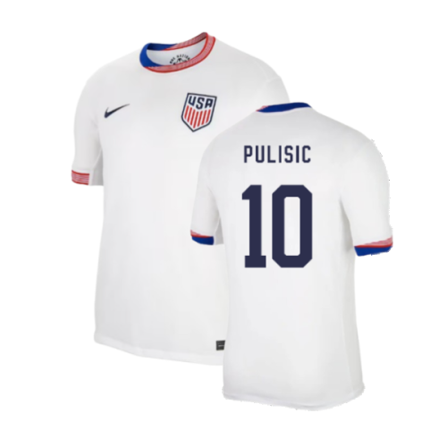 2024-2025 USA Home Dri-Fit ADV Shirt (PULISIC 10)