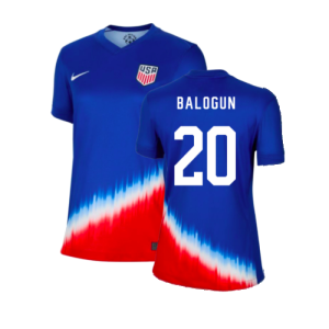 2024-2025 USA United States Away Shirt (Ladies) (BALOGUN 20)