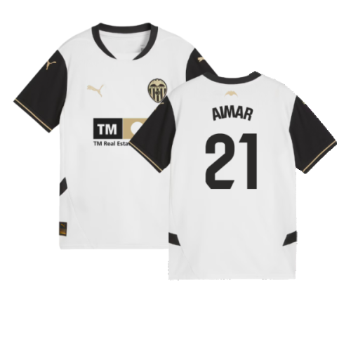 2024-2025 Valencia Home Shirt (Kids) (Aimar 21)