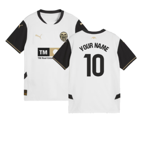 2024-2025 Valencia Home Shirt (Kids) (Your Name)