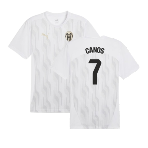 2024-2025 Valencia Pre-Match Shirt (White) (Canos 7)