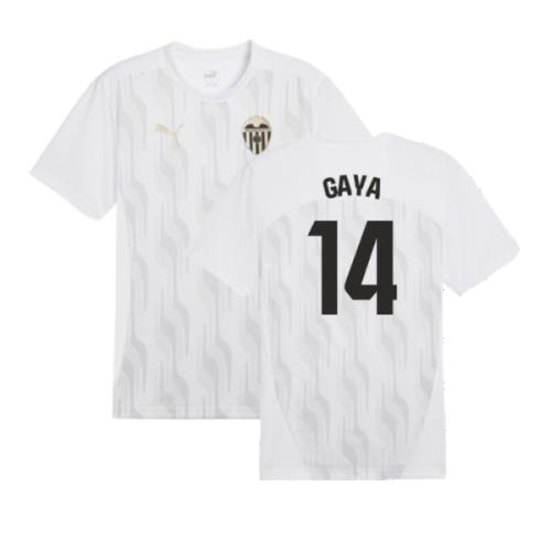 2024-2025 Valencia Pre-Match Shirt (White) (Gaya 14)