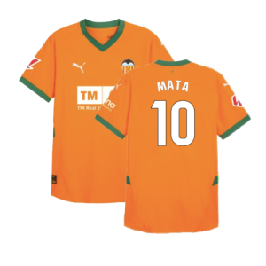 2024-2025 Valencia Third Shirt (Kids) (Mata 10)