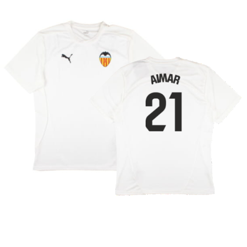 2024-2025 Valencia Training Shirt (White) (Aimar 21)