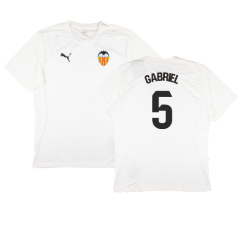 2024-2025 Valencia Training Shirt (White) (Gabriel 5)