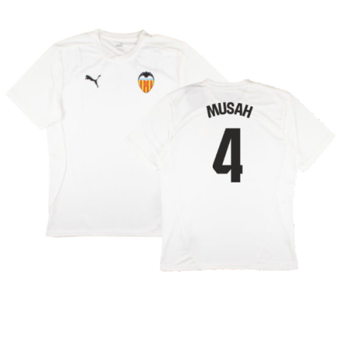 2024-2025 Valencia Training Shirt (White) (Musah 4)