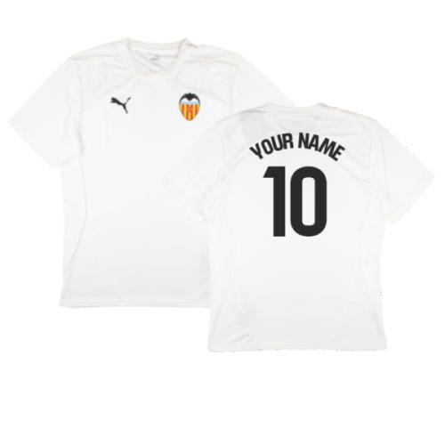 2024-2025 Valencia Training Shirt (White) (Your Name)