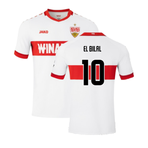 2024-2025 VfB Stuttgart Home Shirt (El Bilal 10)