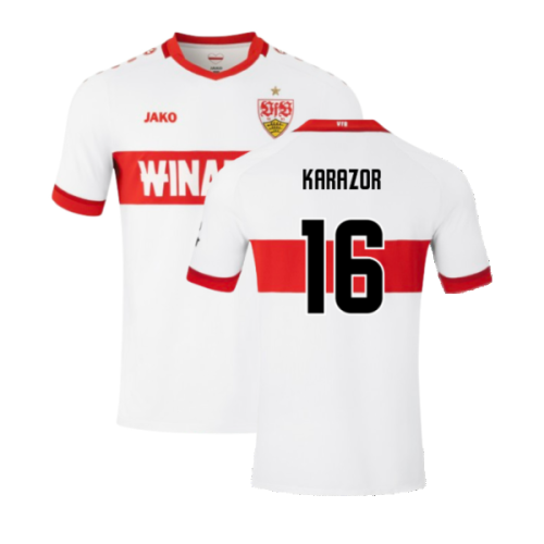 2024-2025 VfB Stuttgart Home Shirt (Karazor 16)