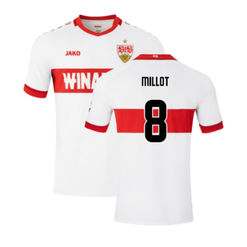 2024-2025 VfB Stuttgart Home Shirt (Millot 8)