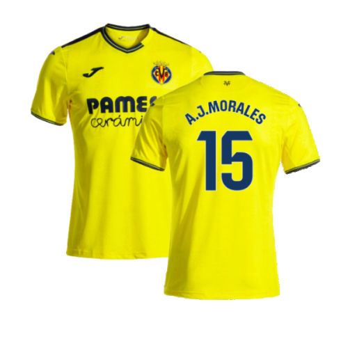 2024-2025 Villarreal Home Shirt (A.J.Morales 15)