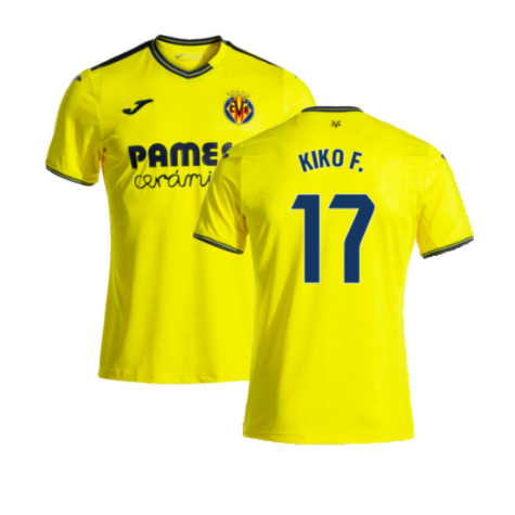 2024-2025 Villarreal Home Shirt (Kiko F. 17)