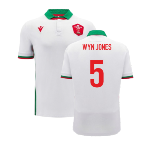 2024-2025 Wales Away Cotton Rugby Shirt (Kids) (Wyn Jones 5)