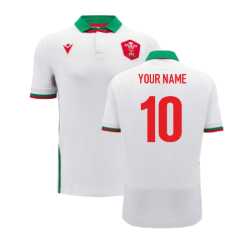 2024-2025 Wales Away Cotton Rugby Shirt (Kids) (Your Name)