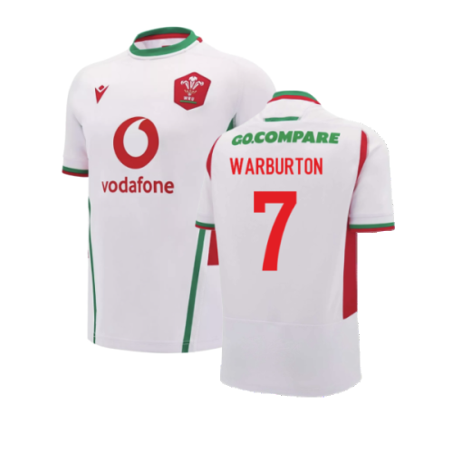 2024-2025 Wales Away Replica Rugby Shirt (Kids) (Warburton 7)