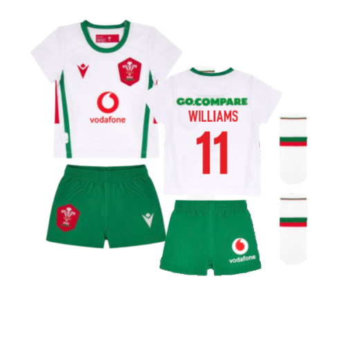 2024-2025 Wales Away Rugby Baby Kit (Williams 11)