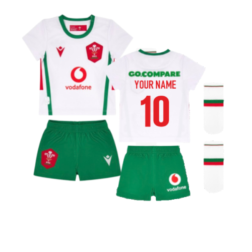 2024-2025 Wales Away Rugby Baby Kit (Your Name)