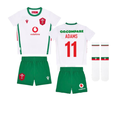 2024-2025 Wales Away Rugby Mini Kit (Adams 11)