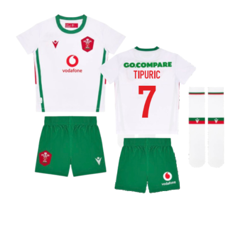 2024-2025 Wales Away Rugby Mini Kit (Tipuric 7)