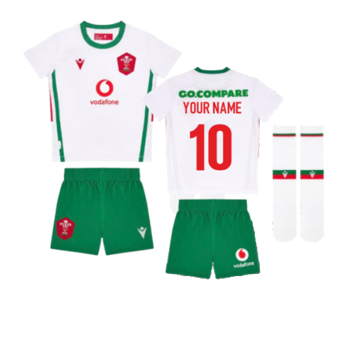 2024-2025 Wales Away Rugby Mini Kit (Your Name)