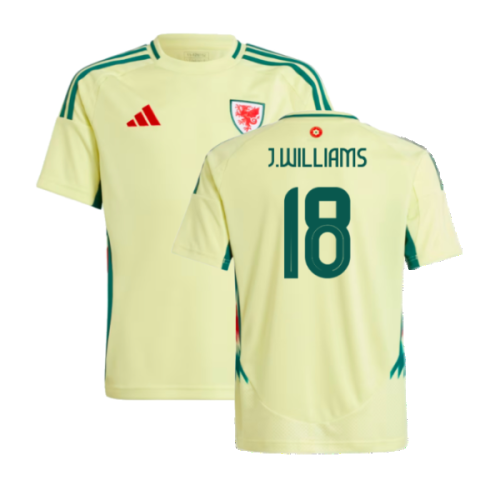 2024-2025 Wales Away Shirt - Kids (J.Williams 18)