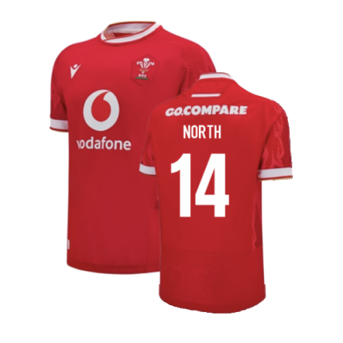 2024-2025 Wales Home Poly Rugby Shirt (Kids) (North 14)