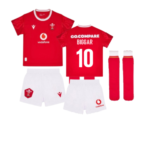 2024-2025 Wales Home Rugby Mini Kit (Biggar 10)