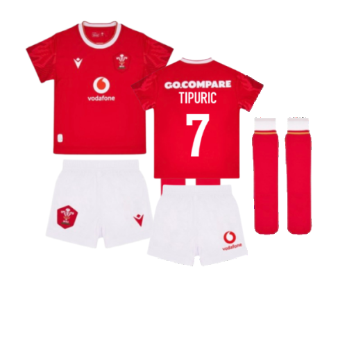 2024-2025 Wales Home Rugby Mini Kit (Tipuric 7)