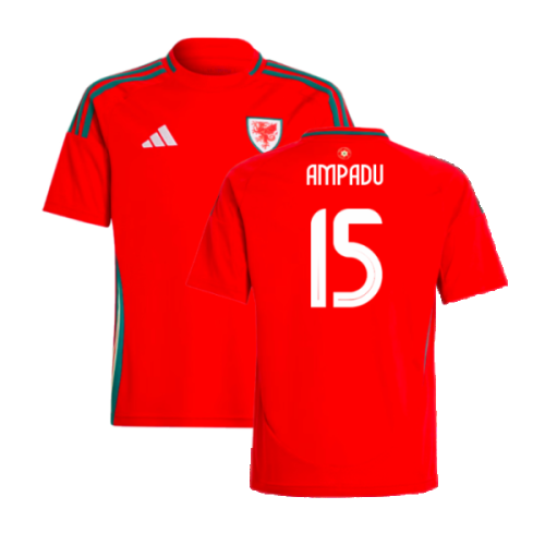 2024-2025 Wales Home Shirt - Kids (Ampadu 15)