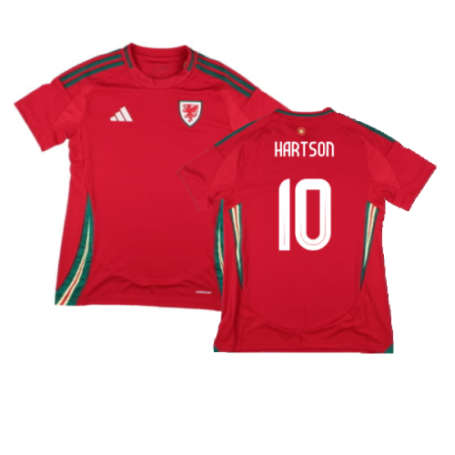 2024-2025 Wales Home Shirt (Womens) (Hartson 10)