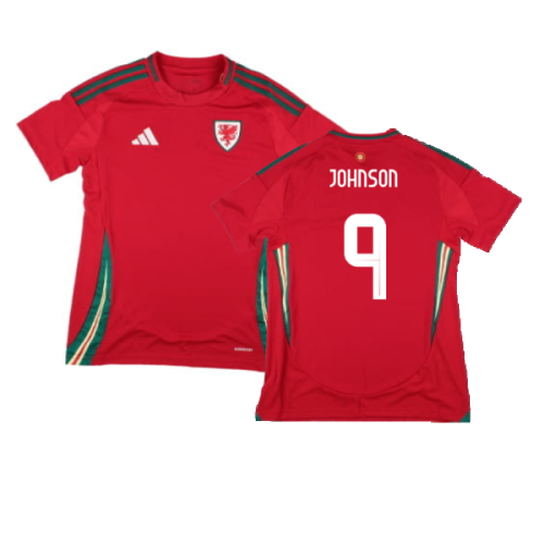 2024-2025 Wales Home Shirt (Womens) (Johnson 9)