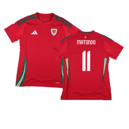 2024-2025 Wales Home Shirt (Womens) (Matondo 11)