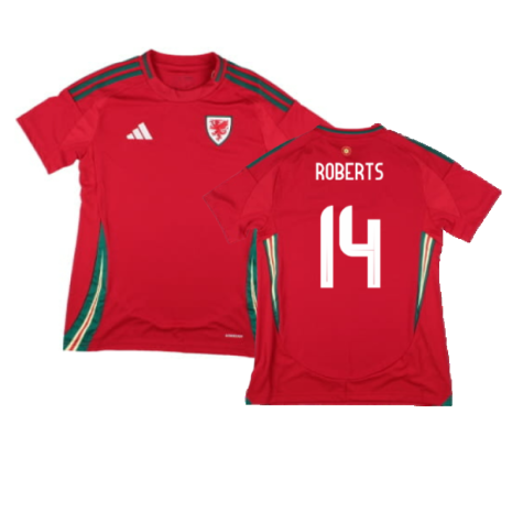 2024-2025 Wales Home Shirt (Womens) (Roberts 14)