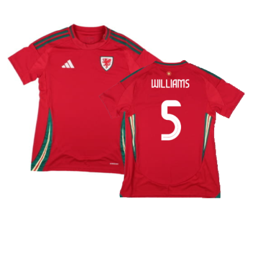 2024-2025 Wales Home Shirt (Womens) (Williams 5)