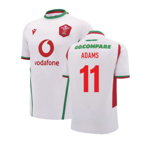 2024-2025 Wales Rugby Away Replica Shirt (Adams 11)