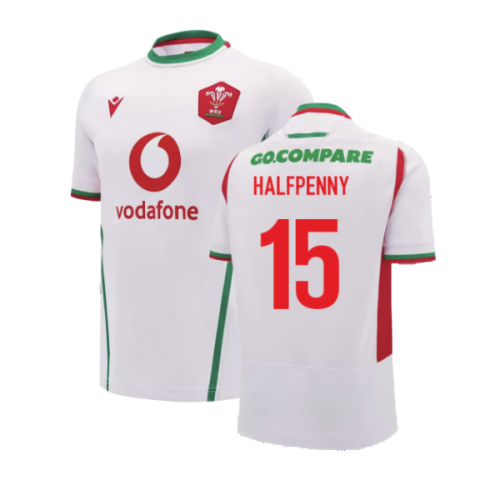 2024-2025 Wales Rugby Away Replica Shirt (Halfpenny 15)