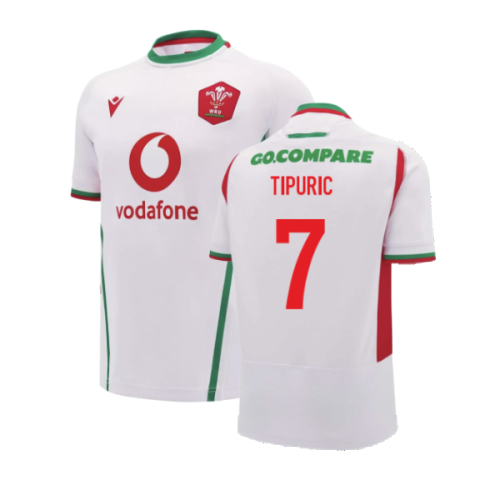 2024-2025 Wales Rugby Away Replica Shirt (Tipuric 7)