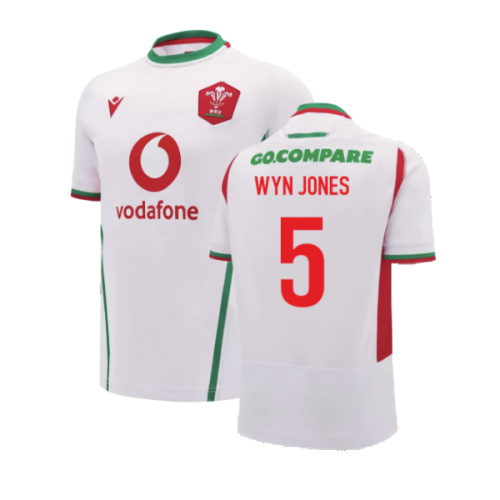 2024-2025 Wales Rugby Away Replica Shirt (Wyn Jones 5)