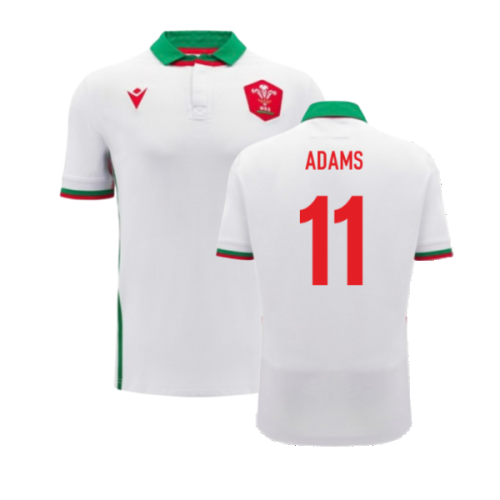 2024-2025 Wales WRU Away Cotton Rugby Shirt (Adams 11)