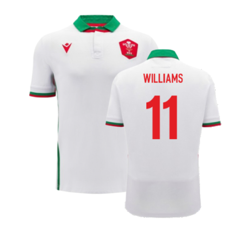 2024-2025 Wales WRU Away Cotton Rugby Shirt (Williams 11)