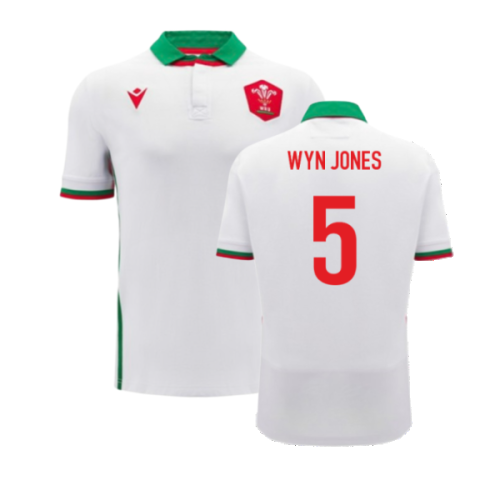 2024-2025 Wales WRU Away Cotton Rugby Shirt (Wyn Jones 5)