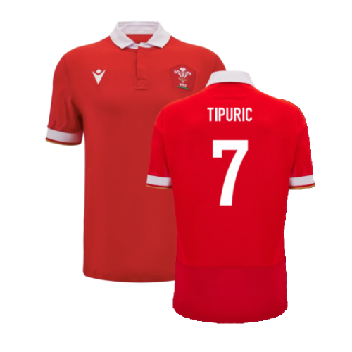 2024-2025 Wales WRU Home Cotton Rugby Shirt (Tipuric 7)