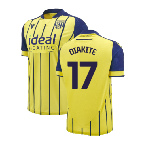 2024-2025 West Brom WBA Albion Away Shirt (Diakite 17)